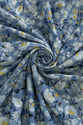 Fanned Paisley Floral Print Scarf - Majestico Gifts